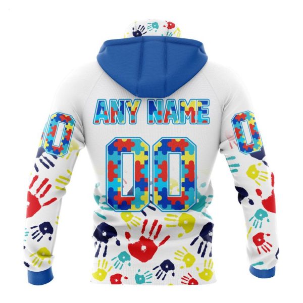 Personalized NHL New York Rangers Special Autism Awareness Design Hoodie