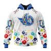 Personalized NHL New York Rangers Special Autism Awareness Design Hoodie