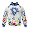 Personalized NHL San Jose Sharks Special Autism Awareness Design Hoodie