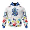 Personalized NHL San Jose Sharks Special Autism Awareness Design Hoodie