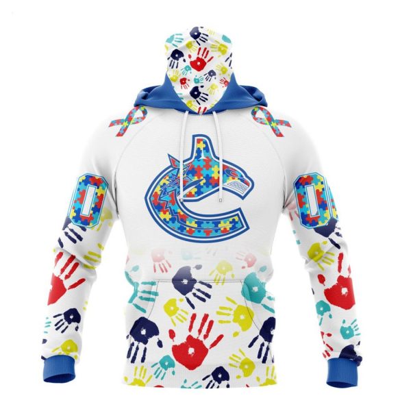 Personalized NHL Vancouver Canucks Special Autism Awareness Design Hoodie