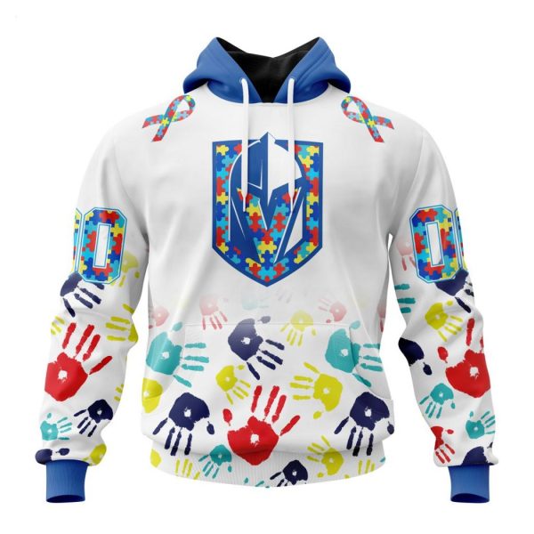 Personalized NHL Vegas Golden Knights Special Autism Awareness Design Hoodie