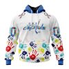 Personalized NHL Winnipeg Jets Special Autism Awareness Design Hoodie