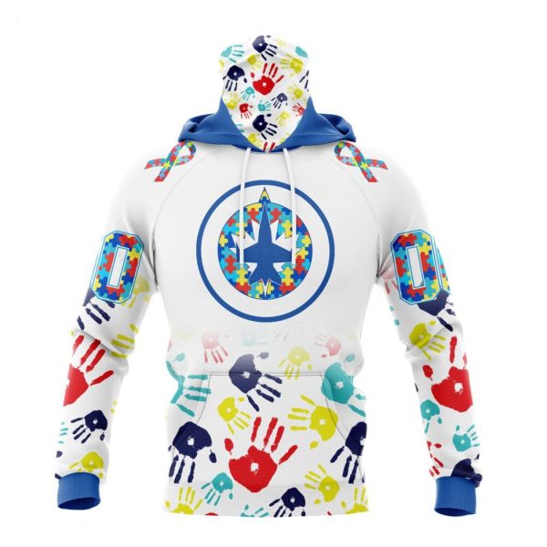 Personalized NHL Winnipeg Jets Special Autism Awareness Design Hoodie