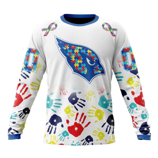 Persionalized NFL Arizona Cardinals Special Autism Awareness Design Hoodie