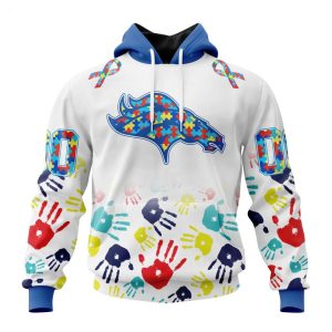 Persionalized NFL Denver Broncos Special Autism Awareness Design Hoodie