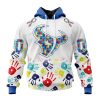 Persionalized NFL Indianapolis Colts Special Autism Awareness Design Hoodie
