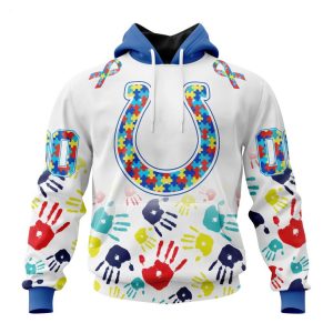 Persionalized NFL Indianapolis Colts Special Autism Awareness Design Hoodie