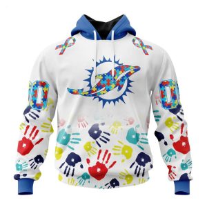 Persionalized NFL Miami Dolphins Special Autism Awareness Design Hoodie
