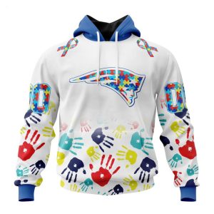 Persionalized NFL New England Patriots Special Autism Awareness Design Hoodie