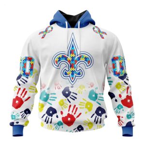 Persionalized NFL New Orleans Saints Special Autism Awareness Design Hoodie