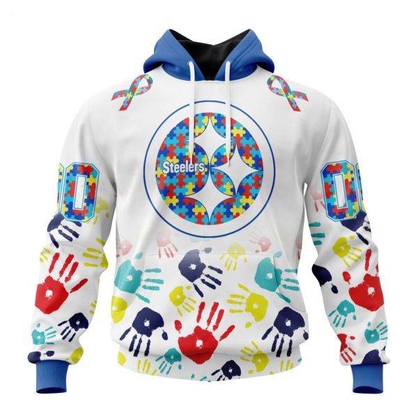 Persionalized NFL Pittsburgh Steelers Special Autism Awareness Design Hoodie