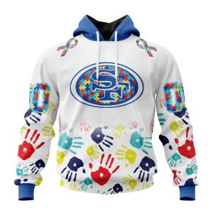 Persionalized NFL San Francisco 49ers Special Autism Awareness Design Hoodie