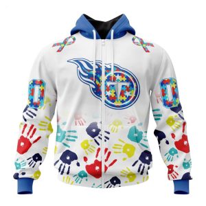 Persionalized NFL Tennessee Titans Special Autism Awareness Design Hoodie