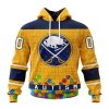 Personalized NHL Boston Bruins Specialized Unisex Kits Hockey Fights Against Autism Hoodie