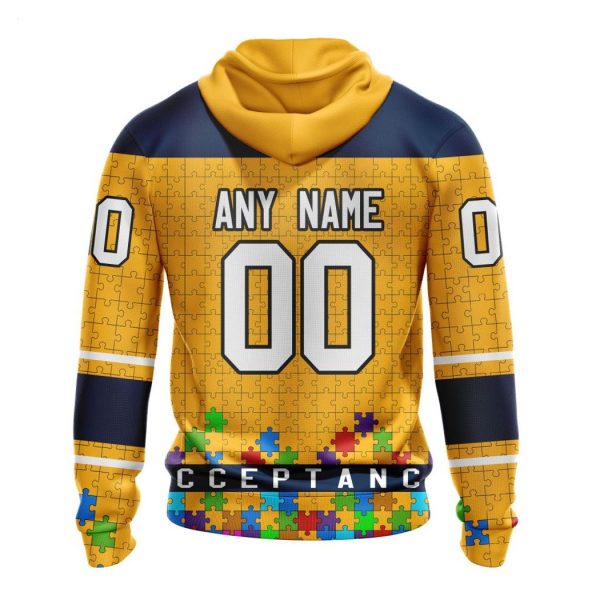 Personalized NHL Buffalo Sabres Specialized Unisex Kits Hockey Fights Against Autism Hoodie