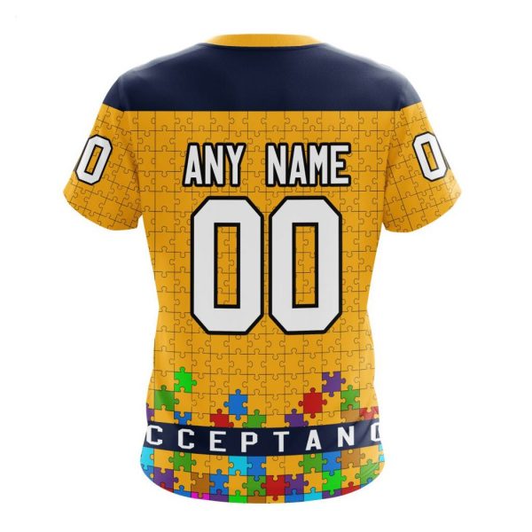 Personalized NHL Buffalo Sabres Specialized Unisex Kits Hockey Fights Against Autism Hoodie