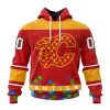 Personalized NHL Buffalo Sabres Specialized Unisex Kits Hockey Fights Against Autism Hoodie