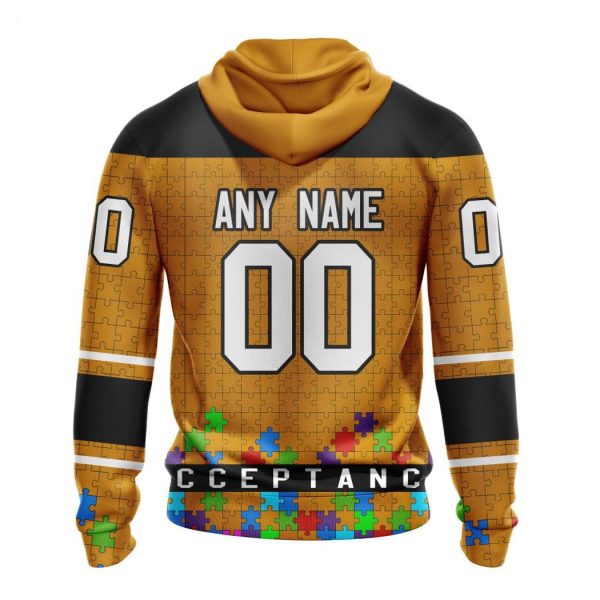 Personalized NHL Chicago BlackHawks Specialized Unisex Kits Hockey Fights Against Autism Hoodie