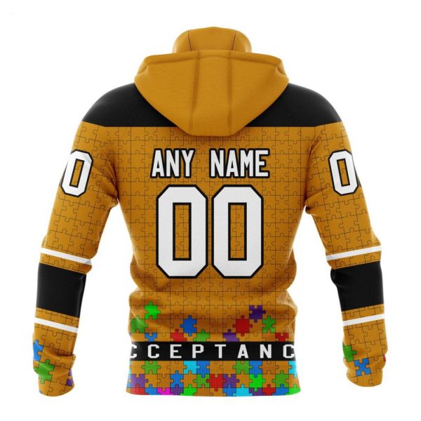 Personalized NHL Chicago BlackHawks Specialized Unisex Kits Hockey Fights Against Autism Hoodie