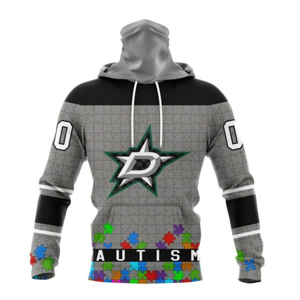 Personalized NHL Dallas Stars Specialized Unisex Kits Hockey Fights Against Autism Hoodie