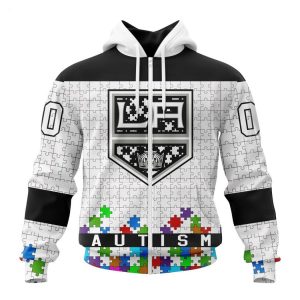 Personalized NHL Los Angeles Kings Specialized Unisex Kits Hockey Fights Against Autism Hoodie