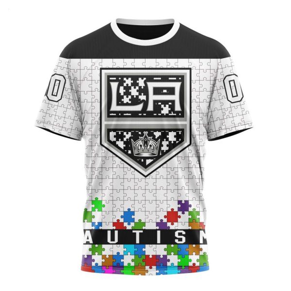 Personalized NHL Los Angeles Kings Specialized Unisex Kits Hockey Fights Against Autism Hoodie