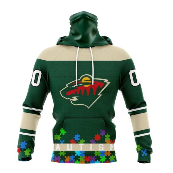 Personalized NHL Minnesota Wild Specialized Unisex Kits Hockey Fights Against Autism Hoodie