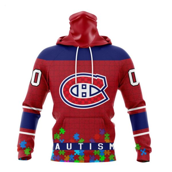 Personalized NHL Montreal Canadiens Specialized Unisex Kits Hockey Fights Against Autism Hoodie