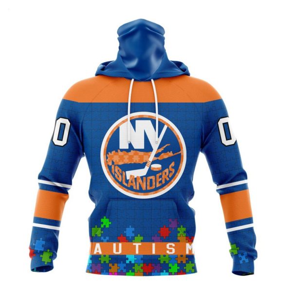 Personalized NHL New York Islanders Specialized Unisex Kits Hockey Fights Against Autism Hoodie