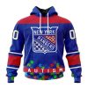 Personalized NHL Ottawa Senators Specialized Unisex Kits Hockey Fights Against Autism Hoodie