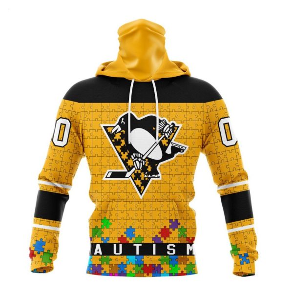 Personalized NHL Pittsburgh Penguins Specialized Unisex Kits Hockey Fights Against Autism Hoodie