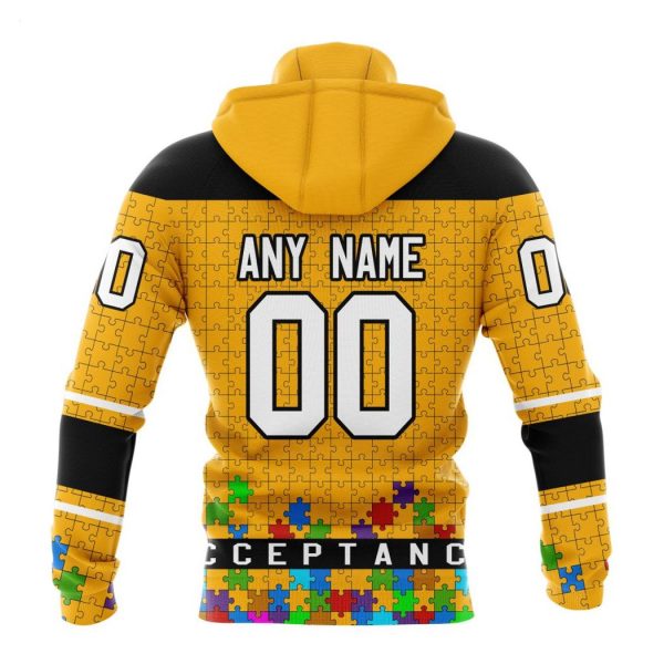 Personalized NHL Pittsburgh Penguins Specialized Unisex Kits Hockey Fights Against Autism Hoodie