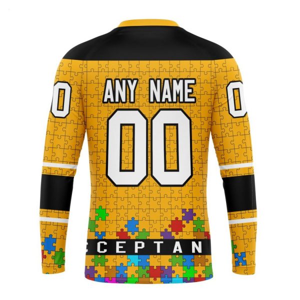 Personalized NHL Pittsburgh Penguins Specialized Unisex Kits Hockey Fights Against Autism Hoodie