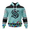 Personalized NHL St. Louis Blues Specialized Unisex Kits Hockey Fights Against Autism Hoodie