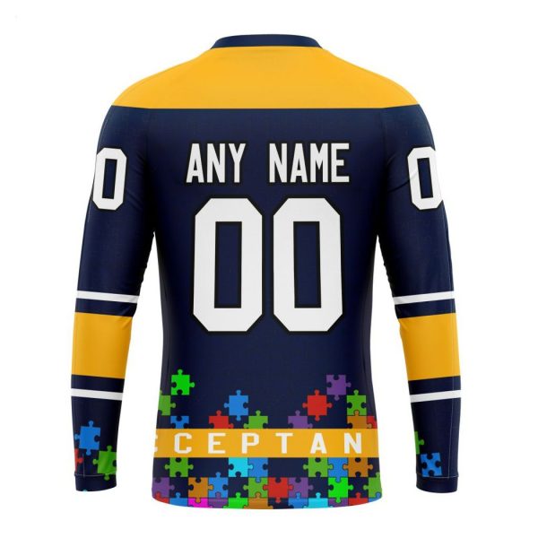 Personalized NHL St. Louis Blues Specialized Unisex Kits Hockey Fights Against Autism Hoodie