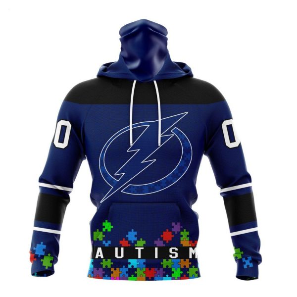 Personalized NHL Tampa Bay Lightning Specialized Unisex Kits Hockey Fights Against Autism Hoodie