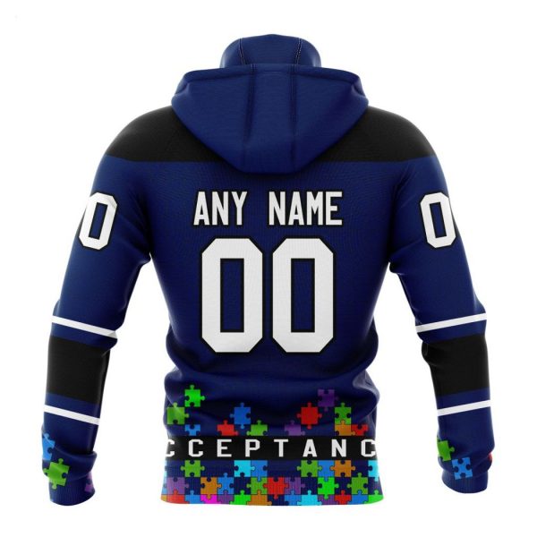 Personalized NHL Tampa Bay Lightning Specialized Unisex Kits Hockey Fights Against Autism Hoodie