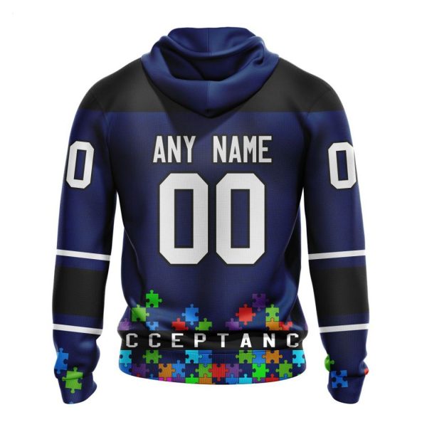 Personalized NHL Toronto Maple Leafs Specialized Unisex Kits Hockey Fights Against Autism Hoodie