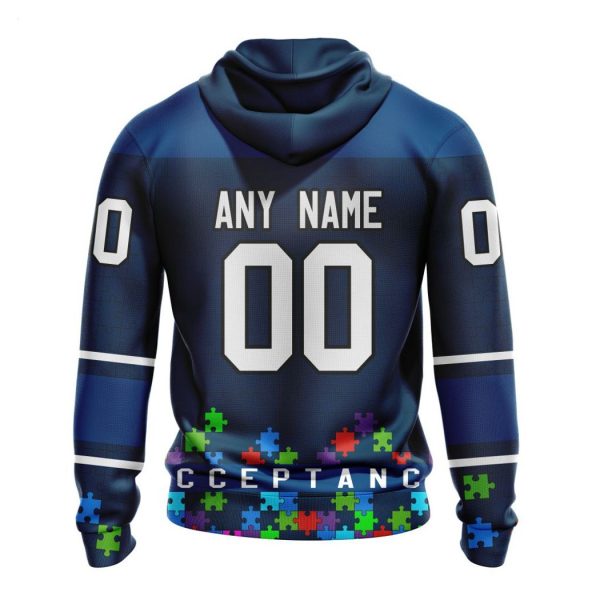 Personalized NHL Vancouver Canucks Specialized Unisex Kits Hockey Fights Against Autism Hoodie