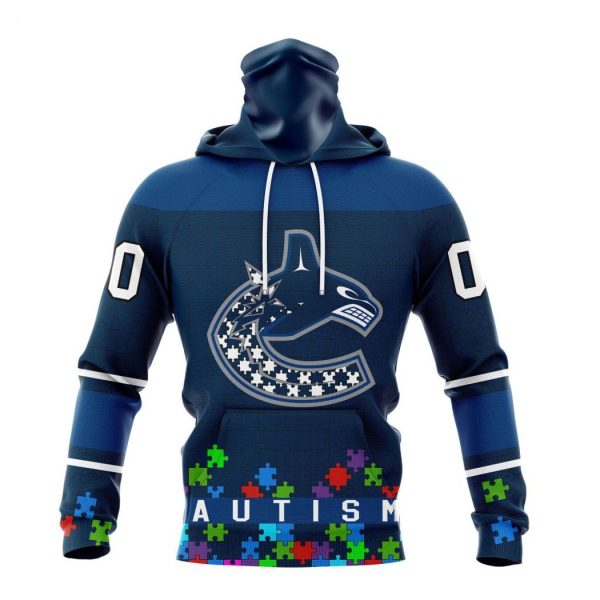 Personalized NHL Vancouver Canucks Specialized Unisex Kits Hockey Fights Against Autism Hoodie