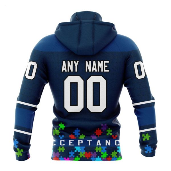 Personalized NHL Vancouver Canucks Specialized Unisex Kits Hockey Fights Against Autism Hoodie