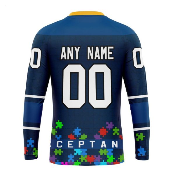 Personalized NHL Vancouver Canucks Specialized Unisex Kits Hockey Fights Against Autism Hoodie