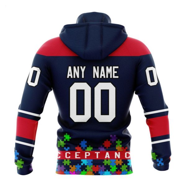 Personalized NHL Washington Capitals Specialized Unisex Kits Hockey Fights Against Autism Hoodie