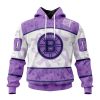 Personalized NHL Arizona Coyotes Special Lavender Fight Cancer Hoodie