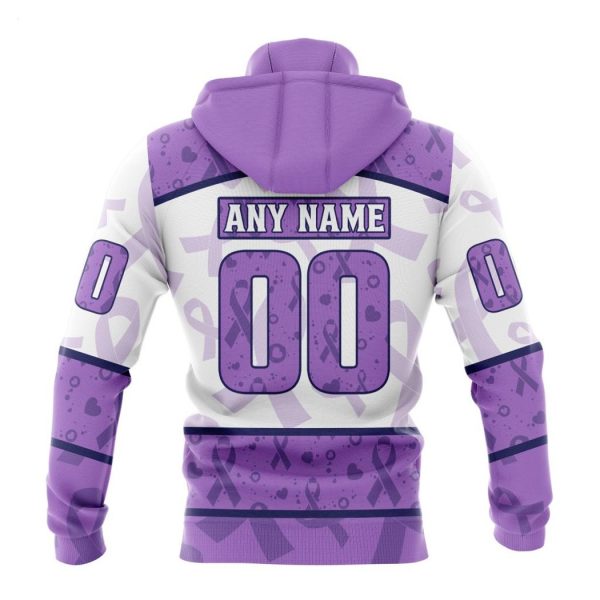 Personalized NHL Boston Bruins Special Lavender Fight Cancer Hoodie