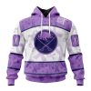 Personalized NHL Calgary Flames Special Lavender Fight Cancer Hoodie