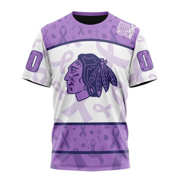 Personalized NHL Chicago Blackhawks Special Lavender Fight Cancer Hoodie