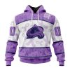 Personalized NHL Chicago Blackhawks Special Lavender Fight Cancer Hoodie