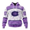 Personalized NHL Nashville Predators Special Lavender Fight Cancer Hoodie